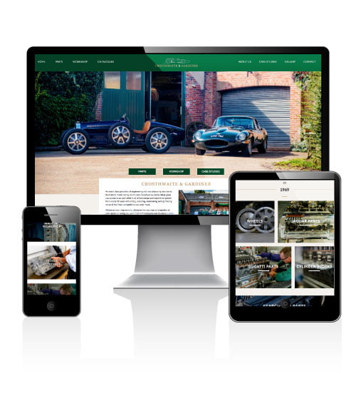 Adams Group -Crosthwaite & Gardiner - Classic Car Specialists Website
