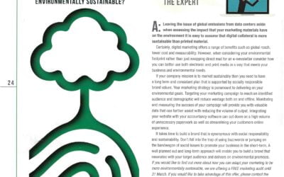 Ask the Expert – Going Green