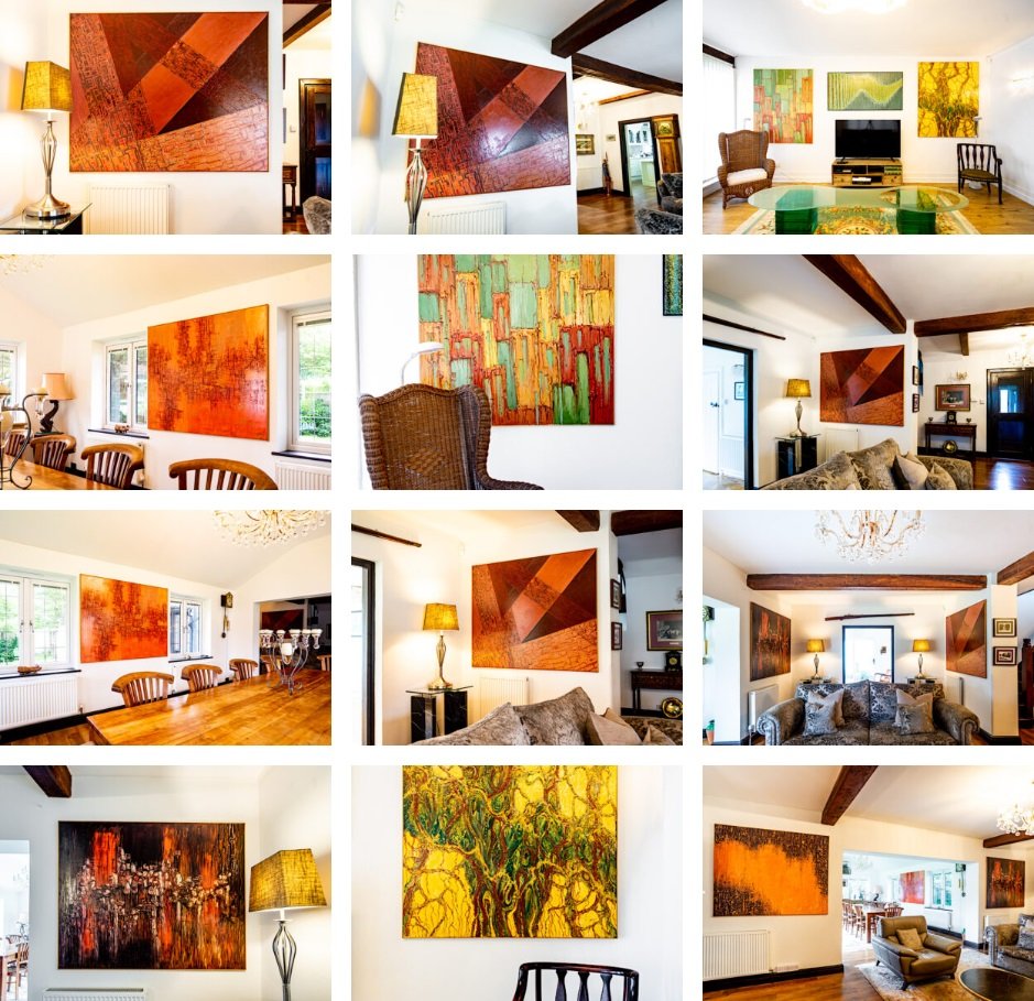  John Ballard Extra Large Oil Panting Artist