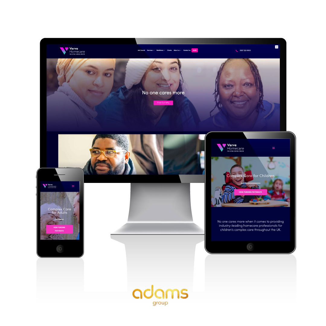 Verve Homecare Web Design